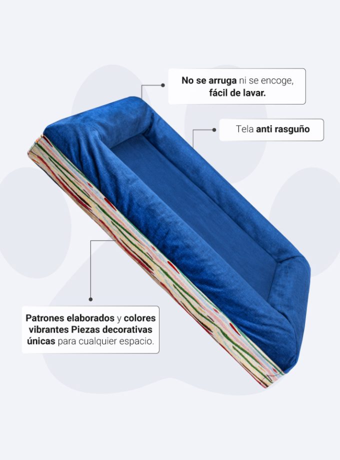 Iris Monet Azul - Cama para mascotas