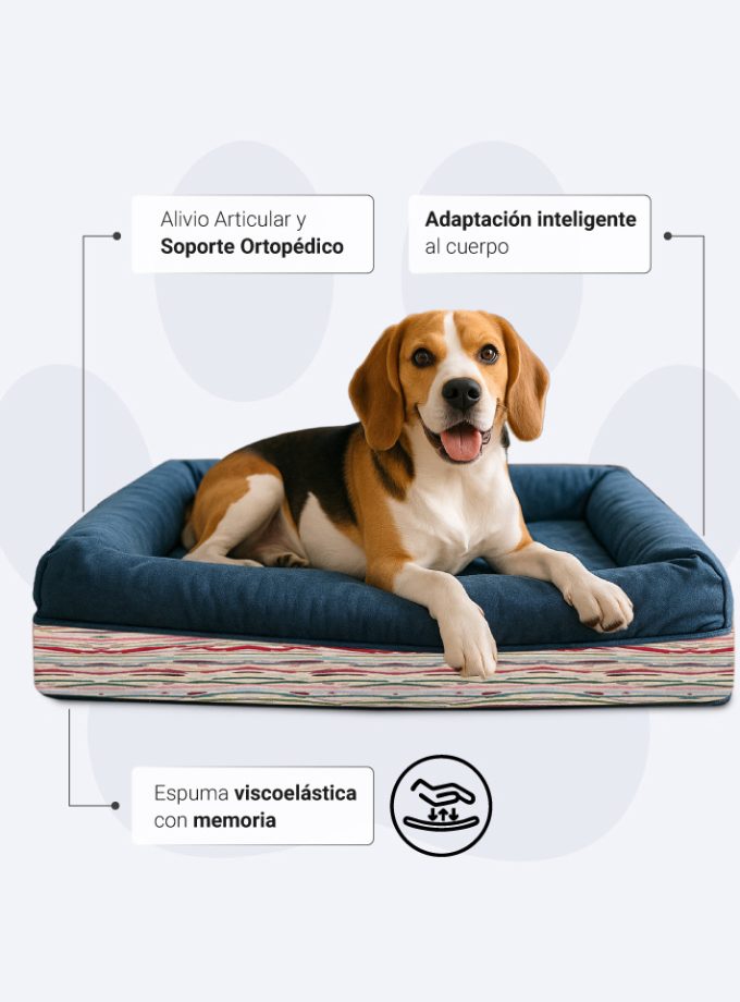 Iris Monet Azul - Cama para mascotas