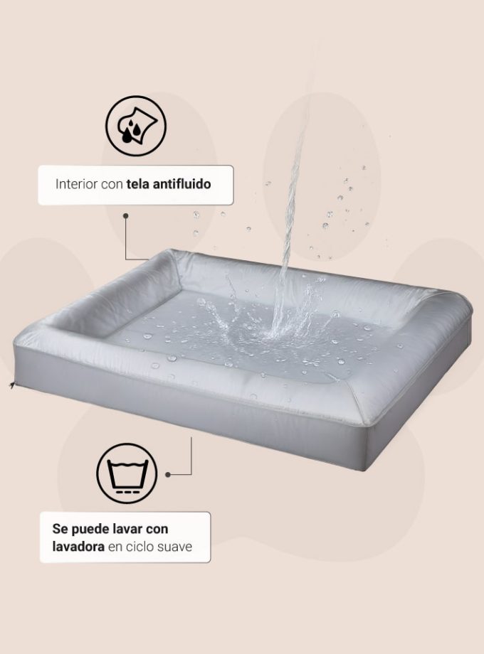 Cama Ortopédica para Mascotas – Diseño Precolombino con Superficie Verde Mate y Espuma ZENSA®